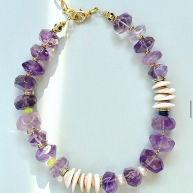 Violet Statement Necklace