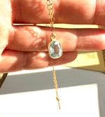 Blue Topaz Chain Necklace