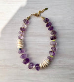 Violet Statement Necklace