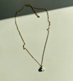 Blue Topaz Chain Necklace