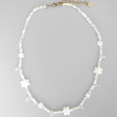 MOP + Moonstone Necklace