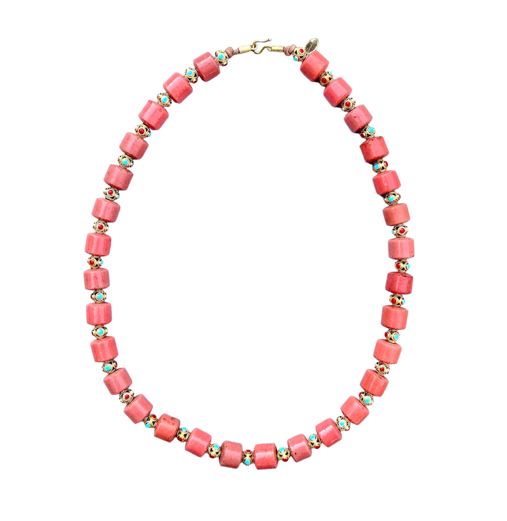 Peach Necklace – The Bauble Room