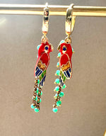 Love Parrots Earrings